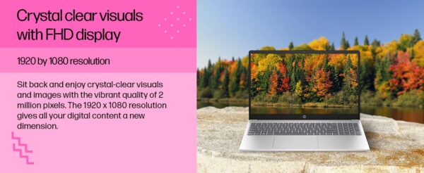 HP 15 AMD Ryzen 3 7320U (8GB Ram/512GB SSD/Fhd/15.6" (39.6 Cm)/Backlit Keyboard/Windows 11/Ms Office 21/1.59Kg/Silver) Fc0026Au Laptop - Image 10