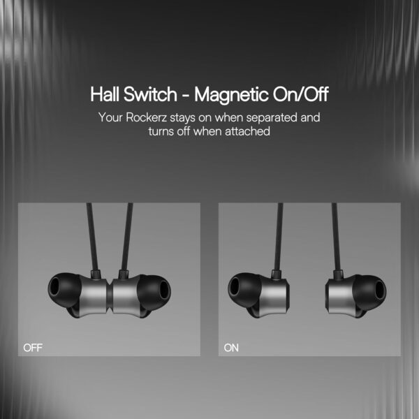boAt Rockerz 210 ANC Bluetooth in Ear Neckband w/Spatial Audio, 30dB ANC, AI-ENx Technology, 40hrs Playback, EQ Modes, 13 mm Drivers, Dual Pairing & Fast Pair(Onyx Black) - Image 12