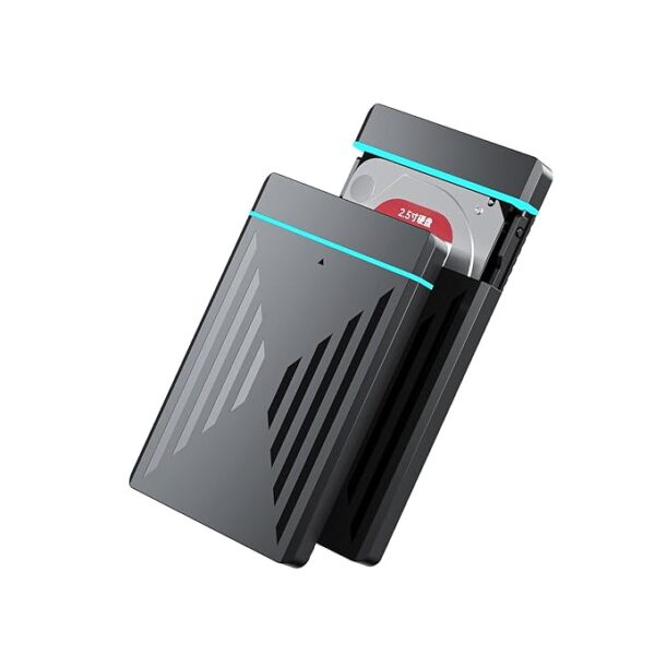 Live Tech HDC08 RGB Type-C/ USB 3.1 2.5" SATA HDD/SSD Enclosure (Casing) - Image 2