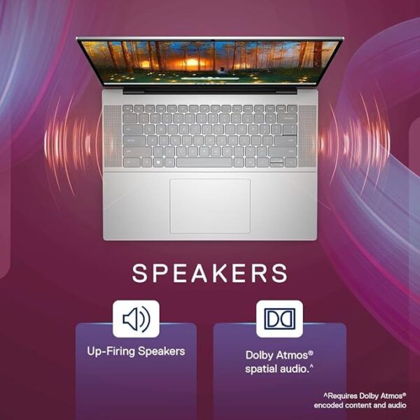 Dell Inspiron 5630 13th Gen Laptop, Intel Core i5-1340P Processor/16Gb LPDDR5/512GB /16.0" (40.64cm) FHD+ WVA AG 250 nits/Backlit KB + FPR/Windows 11+ MSO'21/McAfee 15 Months/Platinum Silver/1.85kg - Image 3