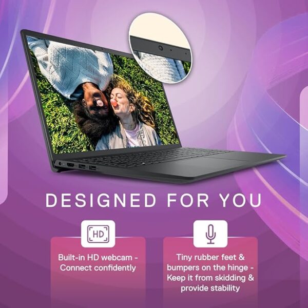 Dell Inspiron 3520 Laptop, Intel Core 12th Gen i5-1235U Processor, 8GB RAM, 512GB SSD, 15.6" (39.62cm) FHD AG 120Hz 250 Nits Display, Win 11 + MSO'21, 15 Month McAfee, Black,1.82kg - Image 5
