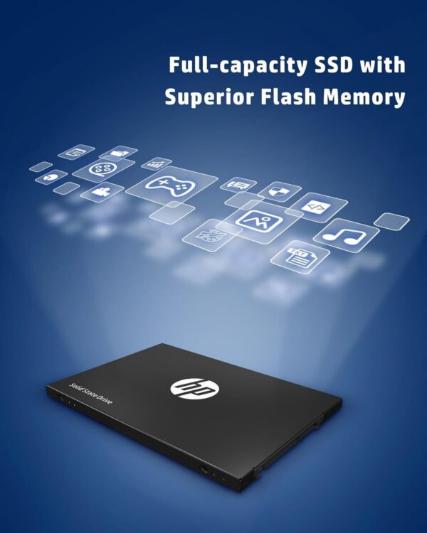 HP S750 3D NAND 512GB Internal PC SSD - SATA III Gb/s, 2.5", Up to 560 MB/s - 16L53AA#ACJ - Image 6