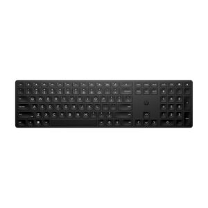 HP 450 Programmable Wireless, Full Size; 3-Zone Layout Keyboard, 2.4 Ghz Wireless Connection, Compatible with Pcs with Available USB-A Port, Black