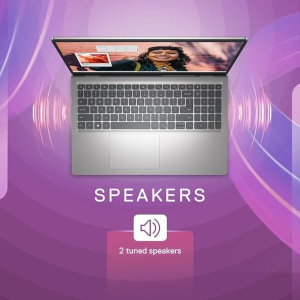 Dell Inspiron 3530 Laptop, 13th Gen Intel Core i5-1334U Processor, 16GB, 512GB SSD, 15.6"(39.62cm) FHD 120Hz 250 nits, Backlit KB, Windows 11 + Mso'21 & 15 Month McAfee, Silver, Thin & Light- 1.62kg - Image 5