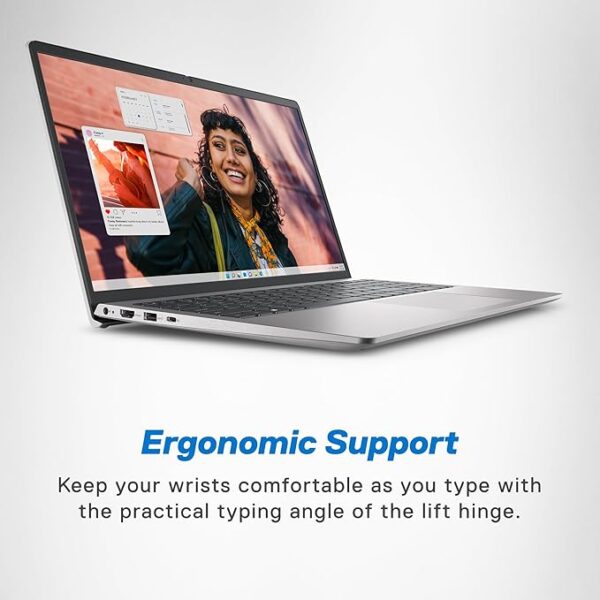 Dell Inspiron 3530 Thin & Light Laptop, 13th Gen Intel Core i5-1334U Processor, 16GB, 1TB SSD, 15.6" (39.62cm) FHD Display, Backlit Keyboard, Windows 11 + MSO'24 & 15 Month McAfee, Silver, 1.62kg - Image 4