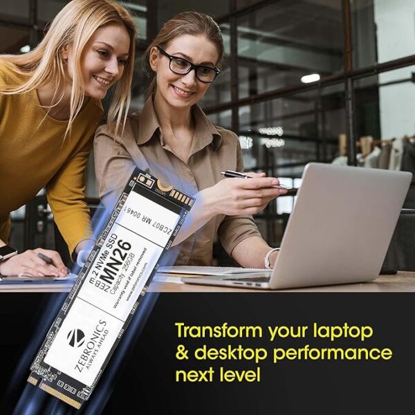 ZEBRONICS ZEB-MN26 256GB M.2 NVMe Solid State Drive (SSD), with 1900MB/s Read Speed, PCIe Gen 3.0, Next Level Performance, Ultra Low Power Consumption, Thermal Management and Silent Operation. - Image 5