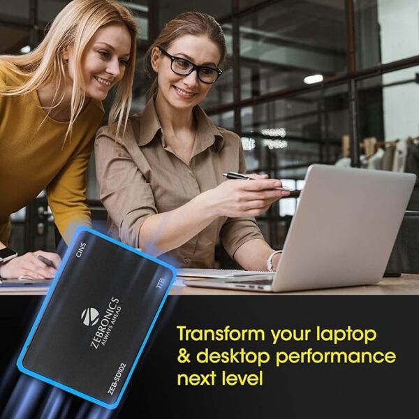 ZEBRONICS SD102 2.5" 1TB SSD, SATA III, 550MB/s Data Speed, Ultra Low Power, Silent Operation, S.M.A.R.T. Technology and Thermal Management - Image 5