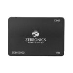 ZEBRONICS SD102 2.5" 1TB SSD, SATA III, 550MB/s Data Speed, Ultra Low Power, Silent Operation, S.M.A.R.T. Technology and Thermal Management