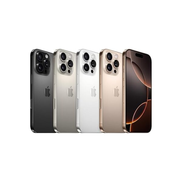 iPhone 16 Pro Max 1 TB: 5G Mobile Phone with Camera Control, 4K 120 fps Dolby Vision and a Huge Leap in Battery Life. Works with AirPods; Black Titanium - Image 4