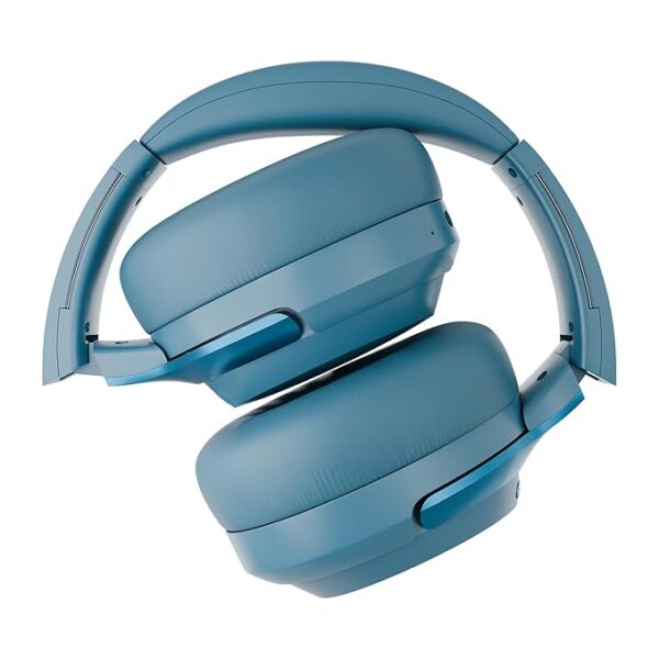 ZEBRONICS Duke Plus, Wireless Over Ear Headphone with ANC, ENC, Gaming Mode, Dual Pairing, Rapid Charge, Upto 70* Hours Backup, Bluetooth v5.4, AUX, Comfortable Earcushion, Deep Bass (Blue) - Image 2