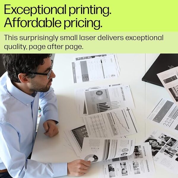 HP Laser MFP 1188a, Print, Copy, Scan, Hi-Speed USB 2.0, Up to 21 ppm, 150-sheet Input Tray, 100-sheet Output Tray, 10,000-page Duty Cycle, 1-Year Warranty, Black and White, 715A2A - Image 6