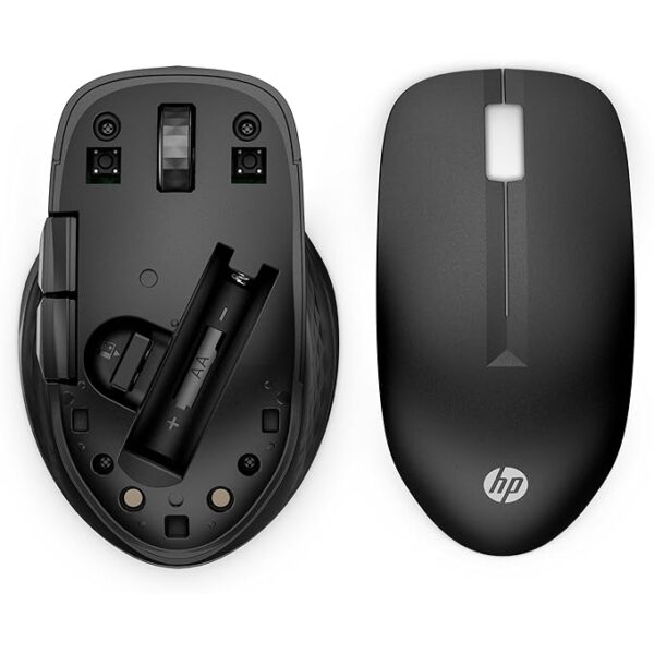 HP 430 Multi-Device Bluetooth Wireless Mouse with 4 Programmable Buttons/ 800 DPI - 4000 DPI/Fast Scrolling/Compatibility to Windows, macOS, Chrome OS/Black, 3 Years Warranty - Image 2