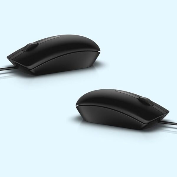 Dell MS116 Wired Optical Mouse, 1000DPI, LED Tracking, Scrolling Wheel, Plug and Play - Image 3