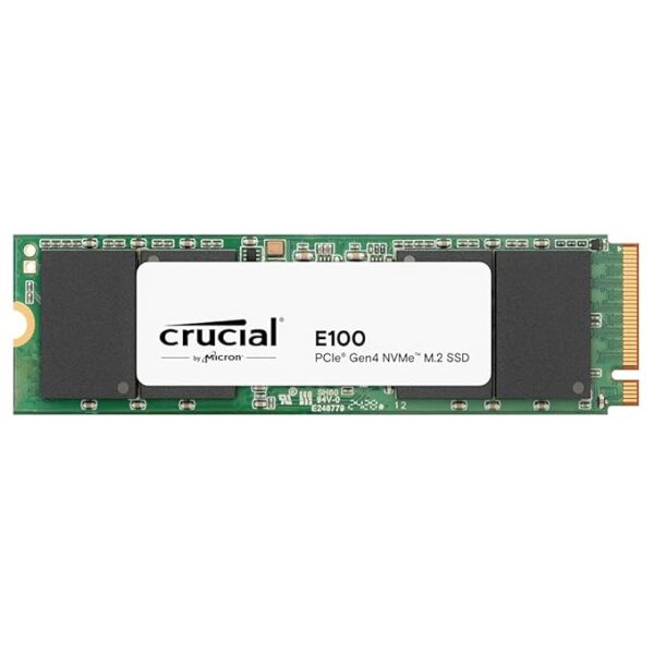 Crucial E100 480GB PCIe Gen4 2280 NVMe M.2 SSD