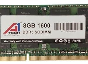 A1TECH 8GB DDR3L Laptop RAM 1600MHz So-DIMM Memory - High-Speed Performance, Low Voltage Requirement - 3 Year Warranty