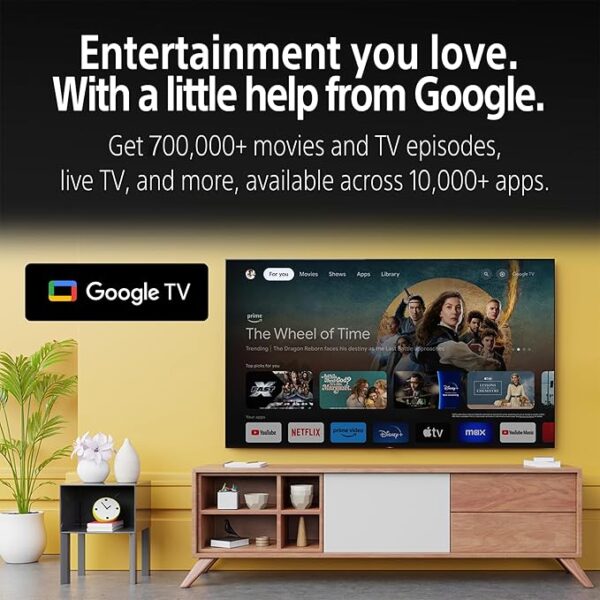Sony BRAVIA 2 Series 108 cm (43 inches) 4K Ultra HD Smart LED Google TV K-43S20B (Black) - Image 6