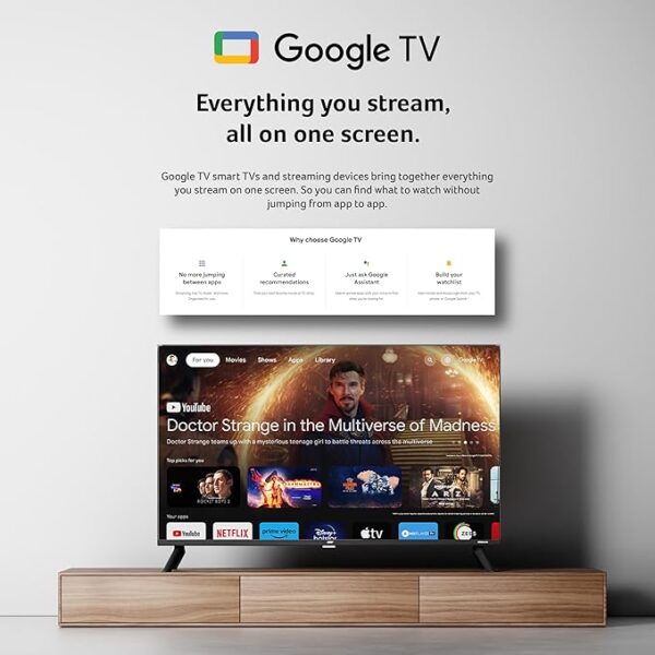 Acer 80 cm (32 inches) I Pro Series HD Ready Smart LED Google TV AR32HDIGU2841AT (Black) - Image 5